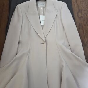 Lafayette 148 New York Cream Trench Coat